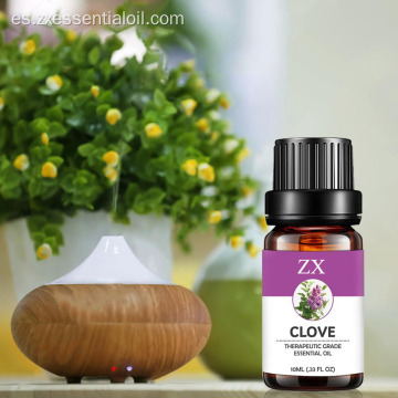 Aceite esencial de clavo natural 100% puro para dientes.